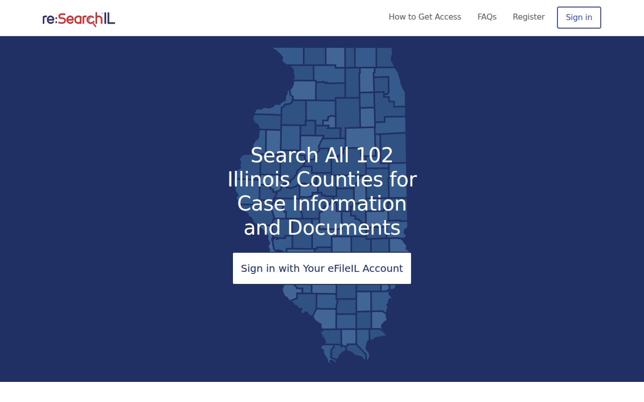 Lawrence County court record search through reSearchIL