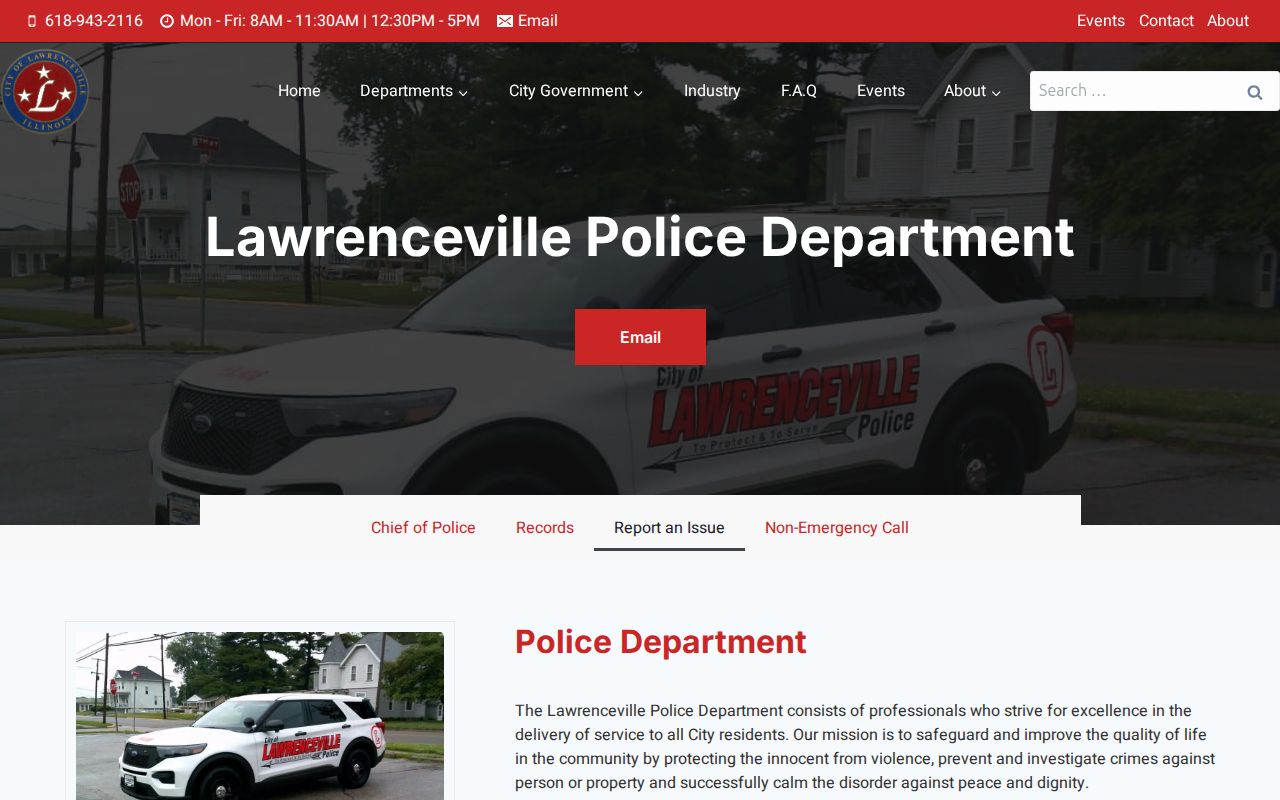 Official Lawrenceville Police Department records page